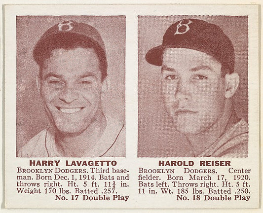 :Harry Lavagetto Harold Reiser-16x12"(A3) Poster