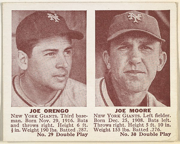 :Joe Orengo Joe Moore-16x12"(A3) Poster