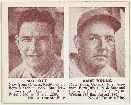 :Mel Ott Babe Young-16x12"(A3) Poster