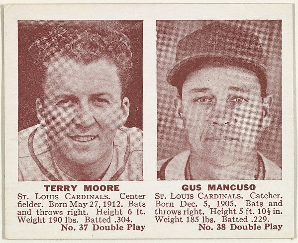 :Terry Moore Gus Mancuso-16x12"(A3) Poster