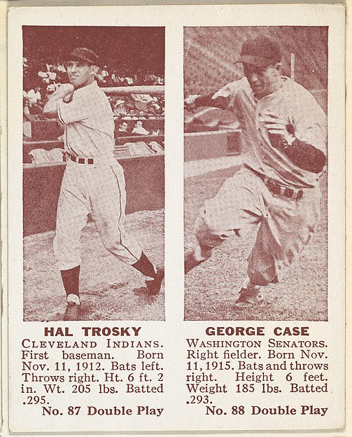 :Hal Trosky George Case-16x12"(A3) Poster