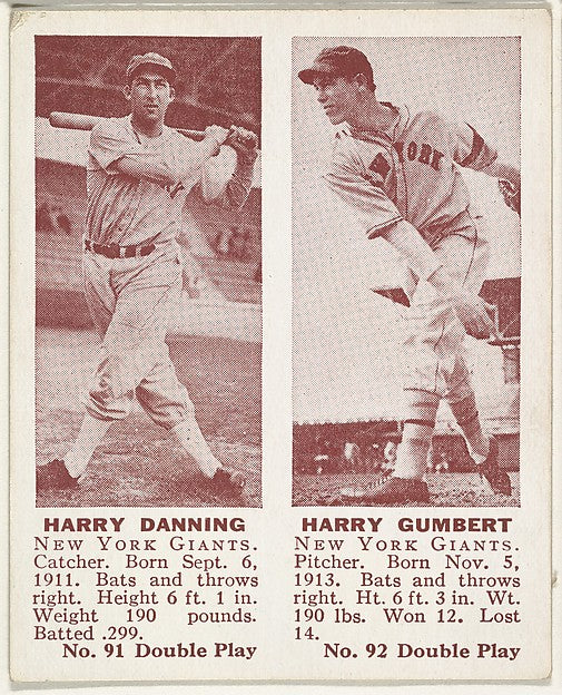 :Harry Danning Harry Gumbert-16x12"(A3) Poster