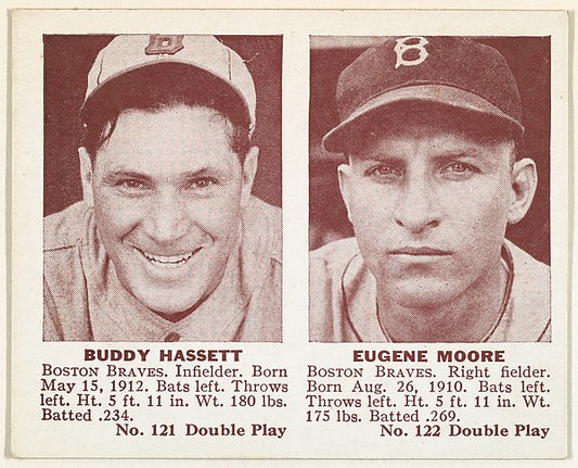 :Buddy Hassett Eugene Moore-16x12"(A3) Poster