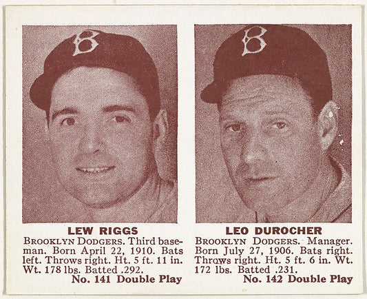 :Lew Riggs Leo Durocher-16x12"(A3) Poster