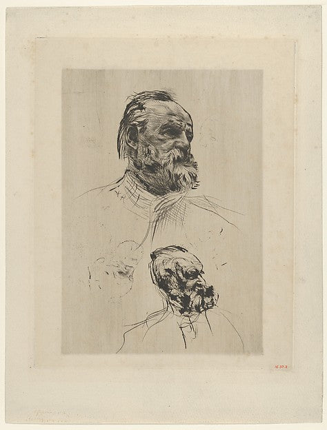 Victor Hugo  1885-Auguste Rodin,16x12"(A3)Poster