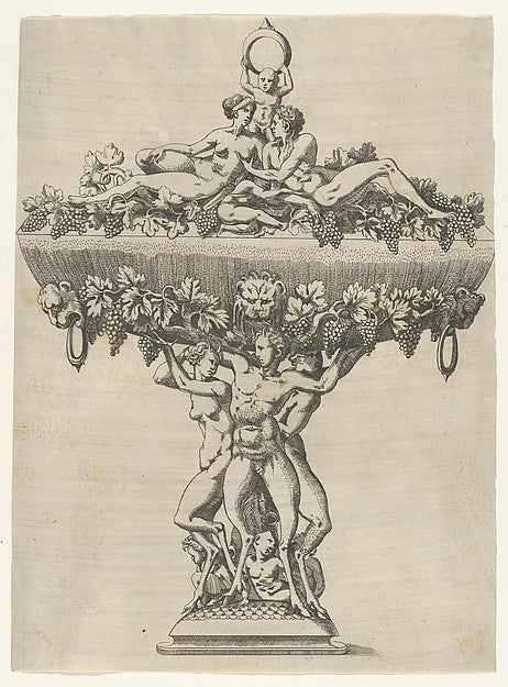 Vase 1540–45-After Antonio Fantuzzi,  Poster Print Wall Art