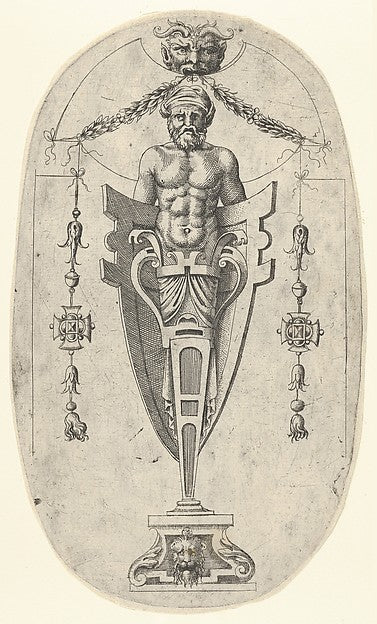 Bearded Term c1543-Jean Mignon,  Poster Print Wall Art