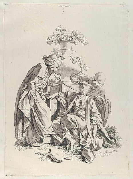François Boucher :Touch from The Five Senses-16x12"(A3) Poster