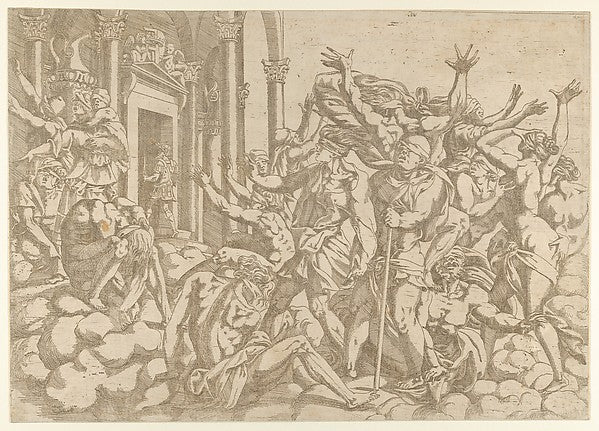 Ignorance Defeated 1540–45-Antonio Fantuzzi, After Rosso Fiore,  Poster Print Wall Art