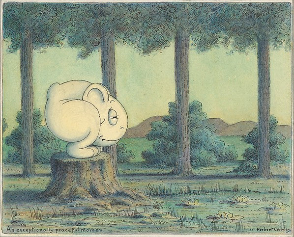 Herbert E. Crowley :An Exceptionally Peaceful Moment-16x12"(A3) Poster