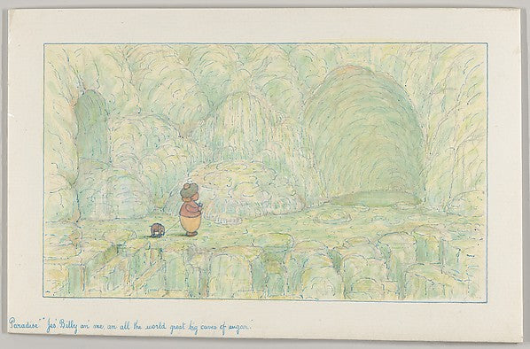 Herbert E. Crowley :Paradise Jes' Billy an' me an all the wo-16x12"(A3) Poster