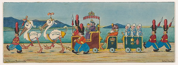 Herbert E. Crowley :The Prince's Promenade possible a "Wiggl-16x12"(A3) Poster