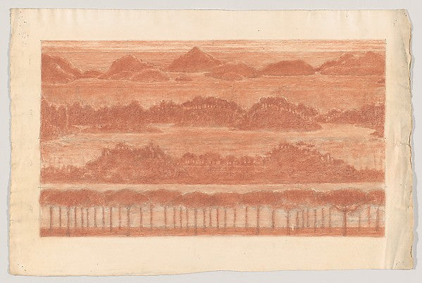 Herbert E. Crowley :Four Landscapes possibly stage set desig-16x12"(A3) Poster