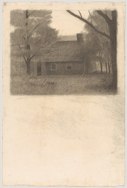 Herbert E. Crowley :Landscape with a House-16x12"(A3) Poster