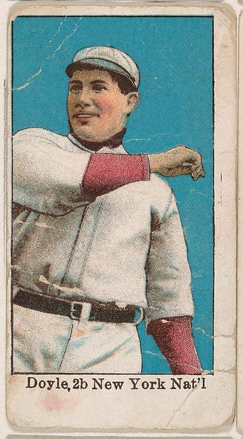 :Doyle 2nd Base New York National League from the 50 Ball Pl-16x12"(A3) Poster