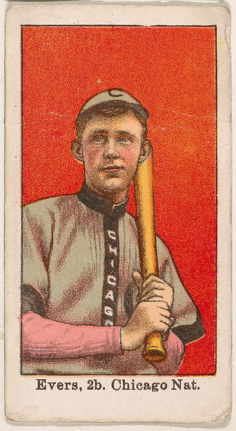 :Evers 2nd Base Chicago National League from the 50 Ball Pla-16x12"(A3) Poster