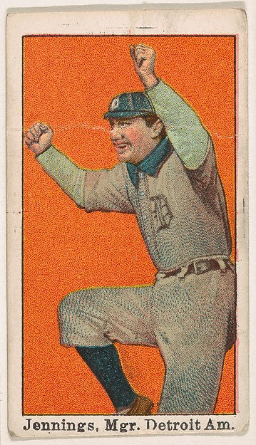 :Jennings Manager Detroit American League from the 50 Ball P-16x12"(A3) Poster