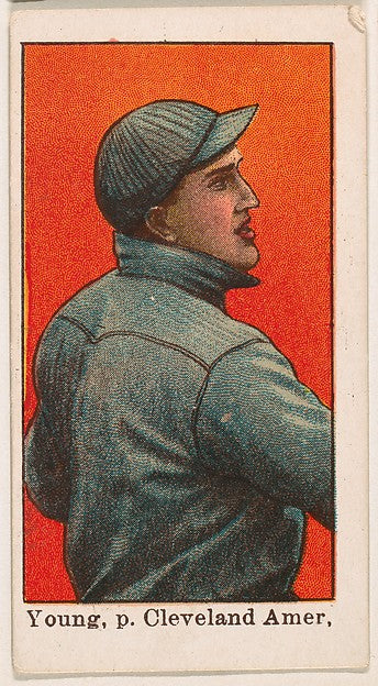 :Young Pitcher Cleveland American League from the 50 Ball Pl-16x12"(A3) Poster