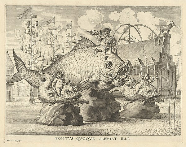 Fish Construction in Honor of the Entry of Cardinal-Infante Fe, Poster Print