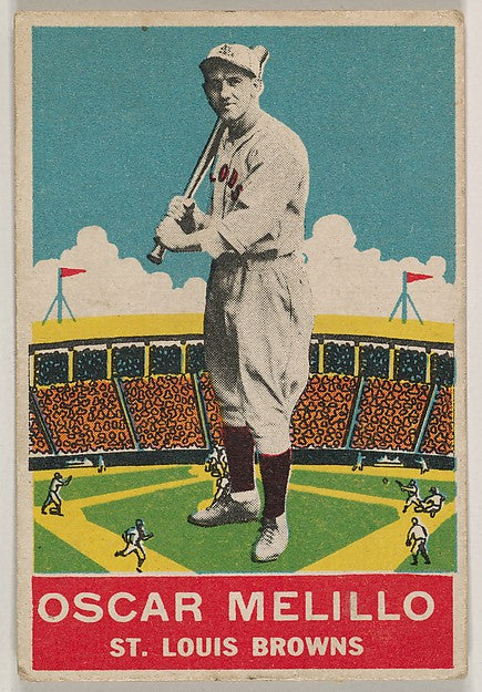 :Oscar Melillo St. Louis Browns-16x12"(A3) Poster