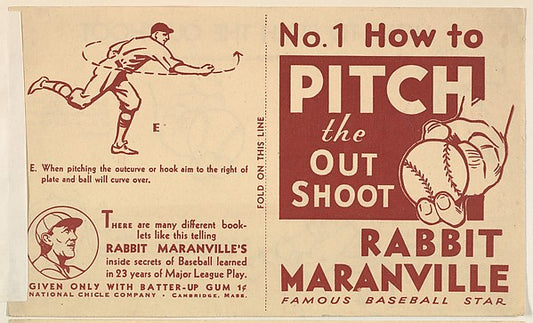 :No. 1 How to Pitch the Out Shoot 1936-16x12"(A3) Poster