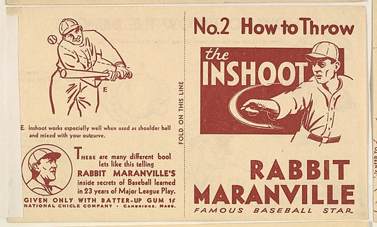 :No. 2 How to Throw the Inshoot 1936-16x12"(A3) Poster