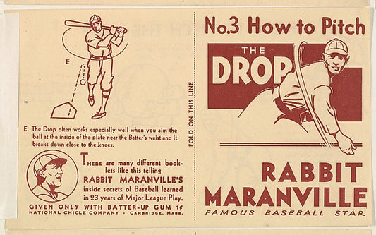 :No. 3 How to Pitch the Drop 1936-16x12"(A3) Poster