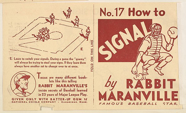:No. 17 How to Signal 1936-16x12"(A3) Poster