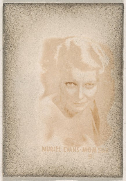 :Muriel Evans MGM Star from the Tattoo Orbit series issued b-16x12"(A3) Poster