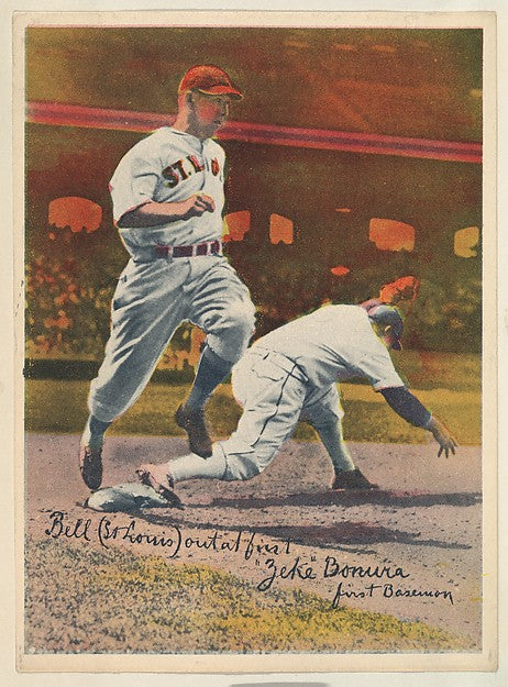 :Bell Out at First/ "Zeke" Bonura First Baseman from the Col-16x12"(A3) Poster
