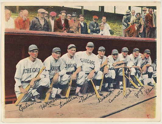 :Galan Herman Lindstrom Hartnett Demaree Cavaretta Hack Jurg-16x12"(A3) Poster