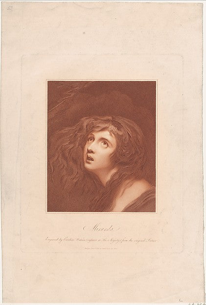 after George Romney:Miranda April 14, 1809-16x12"(A3) Poster