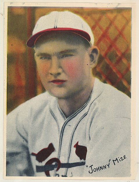 :Johnny Mize from the Colored Photos Premiums series issued -16x12"(A3) Poster