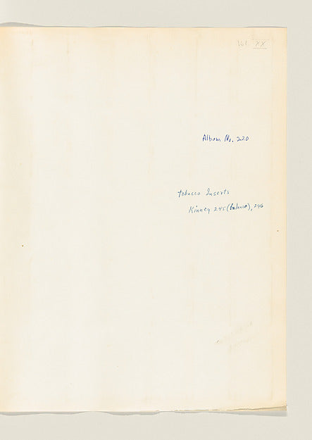 :Album 220 cover page c1890-16x12"(A3) Poster