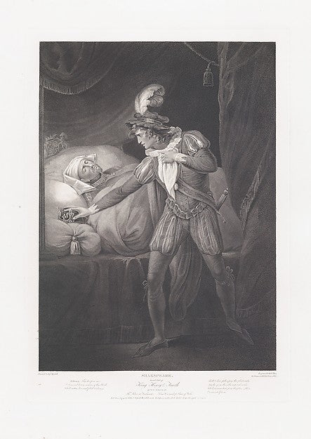 After Josiah Boydell:The Palace at Westminster: King Henry a-16x12"(A3) Poster