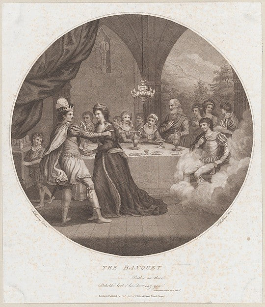 After Sylvester Harding - The Banquet October 10, 1786, Poster Print Wall Art