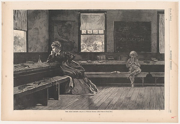 The Noon Recess – Drawn by Winslow Homer  June 28, 1873-Winslo,  Poster Print