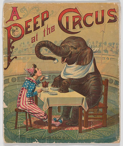 A Peep at the Circus 1887-,16x12"(A3)Poster
