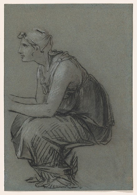 Pierre Paul Prud'hon:Study for Astyanax’s Nurse c1812-16x12"(A3) Poster