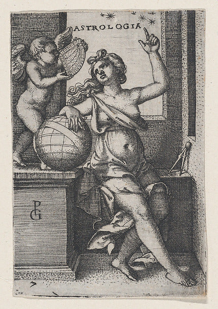 Georg Pencz:Astrology from The Liberal Arts -16x12"(A3) Poster