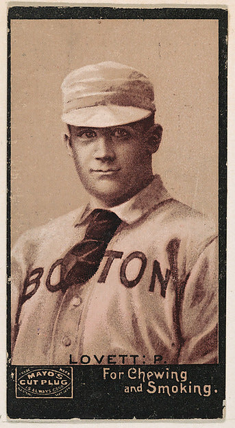 :Lovett Pitcher Boston from the Mayo's Cut Plug series for M-16x12"(A3) Poster