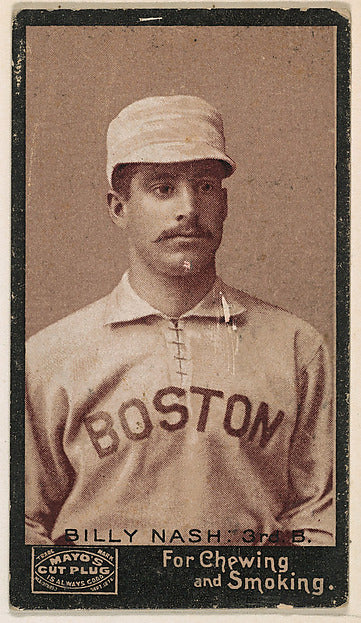 :Billy Nash 3rd Base Boston from the Mayo's Cut Plug series -16x12"(A3) Poster