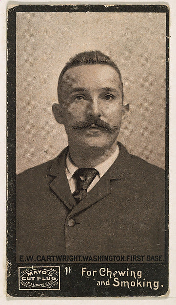 :E.W. Cartwright 1st Base Washington from the Mayo's Cut Plu-16x12"(A3) Poster