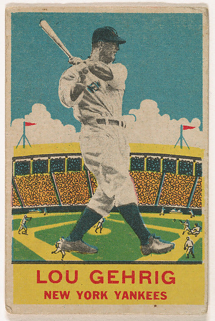 :Lou Gehrig New York Yankees-16x12"(A3) Poster