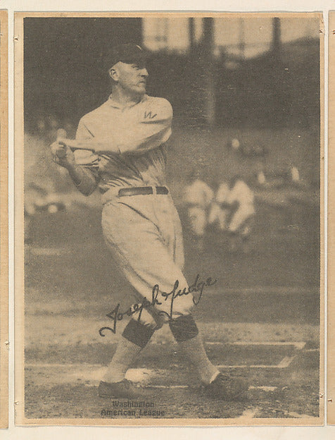 :Joseph Judge Washington American League from the Portraits -16x12"(A3) Poster