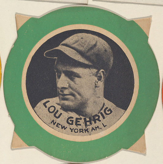 :Lou Gehrig New York American League c1935-16x12"(A3) Poster
