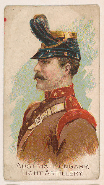 :Austria-Hungary Light Artillery from the Army Cards series -16x12"(A3) Poster