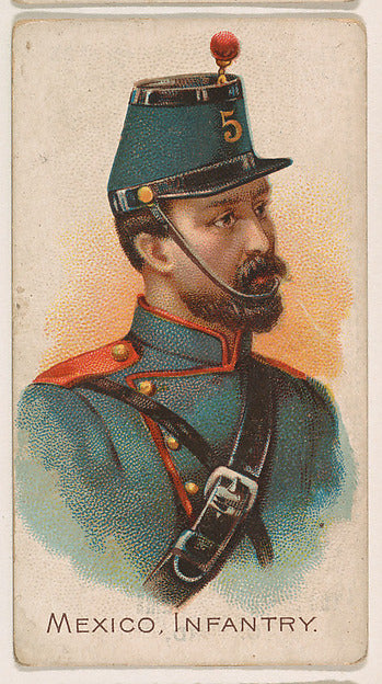 :Mexico Infantry from the Army Cards series to promote Army -16x12"(A3) Poster