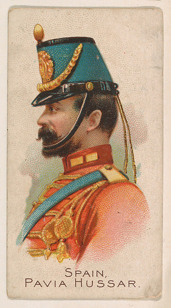 :Spain Pavia Hussar from the Army Cards series to promote Ar-16x12"(A3) Poster
