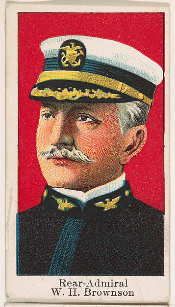 :Rear-Admiral W.H. Brownson from the Navy Candy series for T-16x12"(A3) Poster